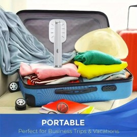 USB電源ポータブルハンドヘルドアイロンワーク - コンパクトで旅行に便利なミニアイロン、乾湿両用の熱圧設定、3Dセンスデザインで家庭・オフィス・外出先での使用に最適 - 電池不要、ギフトに最適、オフィス用衣類メンテナンス | スリークハンドヘルドアイロン | スタイリッシュアイロン