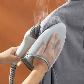 1pc ハンドヘルドミニアイロン台と衣類用グローブ - ポリレジン製ポータブルアイロン台 旅行、家庭、寮の必需品 - 電池不要