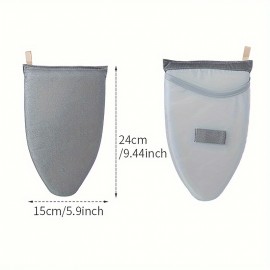 1pc ハンドヘルドミニアイロン台と衣類用グローブ - ポリレジン製ポータブルアイロン台 旅行、家庭、寮の必需品 - 電池不要