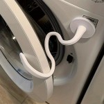 フロントロード洗濯機のドアプロップ、磁気式洗濯機のドアホルダー、2.6インチ/66mmの磁気ベース付き、洗濯機のドアを開いたままに保ち、柔軟なプロップはほとんどの洗濯機に適合し、RVの洗濯室のドアを安定させます。