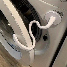フロントロード洗濯機のドアプロップ、磁気式洗濯機のドアホルダー、2.6インチ/66mmの磁気ベース付き、洗濯機のドアを開いたままに保ち、柔軟なプロップはほとんどの洗濯機に適合し、RVの洗濯室のドアを安定させます。