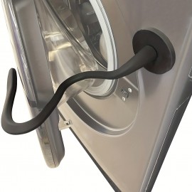 フロントロード洗濯機のドアプロップ、磁気式洗濯機のドアホルダー、2.6インチ/66mmの磁気ベース付き、洗濯機のドアを開いたままに保ち、柔軟なプロップはほとんどの洗濯機に適合し、RVの洗濯室のドアを安定させます。