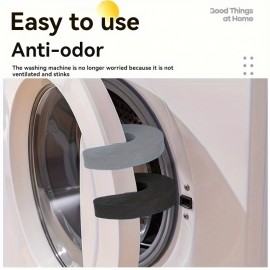 2個入り ソフトタッチ ドアストッパー 洗濯機 換気ブラケット セット プラスチック製 ドアストッパー 電池不要