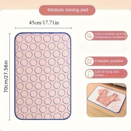 ポータブルアイロンマット、ポリエステル製、折りたたみ式、防水・断熱、耐高温、旅行/家庭用