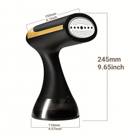 1500ワットハンドヘルド蒸気アイロン - 速い加熱、ポータブル服用蒸気器＆布きれのし取り削除機、家庭用と旅行用のダブル蒸気アイロン＆服用蒸気器、旅行用の服用蒸気器