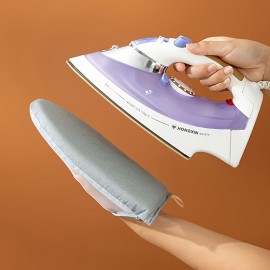 1pc ミニハンドヘルドアイロンステーション、吊り機付き、ポリエステルアイロン_PAD＆グローブ、ドーム＆小さなスペース用のポータブルトラベルアイロン ボード
