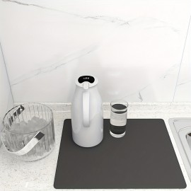 コーヒーメーカーカウンタートップ排水マット、ウォーターディスペンサー用強力吸水マット、断熱コースター、ダイレクトドリンクマシン用耐油テーブルマット。