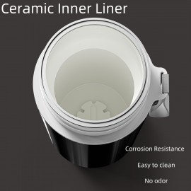 12 V ポータブル電動ケトル - 420 ml ホットウォーターアイソレーションカークップ、磁気誘導搾り、コンパクトトラベルデザイン、フルボディ防水、ドライボイル保護 - 車の旅行、コーヒー、ティー、屋外活動に最適