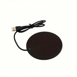 EDELIN 4インチ USB電源コースター - コーヒーカップを55°Cに保つ、アルミニウム合金、EDLIN