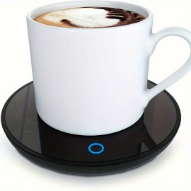 EDELIN 4インチ USB電源コースター - コーヒーカップを55°Cに保つ、アルミニウム合金、EDLIN