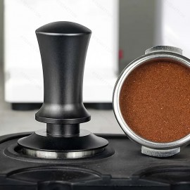 TIME OWNER スケール付き調節可能コーヒータンパー 51/53/58mm - 定圧分布、キャリブレーション機構、ステンレス製エスプレッソツール バリスタ＆家庭用（エスプレッソメーカーアクセサリー）