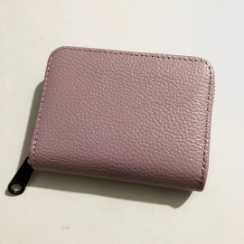 Keaplayee 女性用エレガントカードホルダーウォレット1個 - 高品質＆非磁気、多機能スロットとジッパー付き、大容量コンパクトブラッククレジットカードオーガナイザー、日常使いに適したシンプルデザイン｜抗磁特性