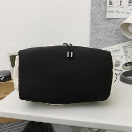 ヴィンテージ巾着トートバッグ、Y2K スタープリントショルダーバッグ、大容量クロスボディ Abg 学校通勤旅行用