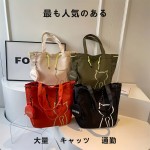 ミニマリストな猫柄ショルダーバッグ、大容量、軽量トートバッグ、通勤用レディースバッグ、小銭入れ付き