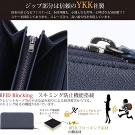 高級メンズウォレット、豊かな容量、真皮、YKKジッパー、防犯、取り外し可能なコインパース、優れた工芸、紳士の選択、ビジネスファッション、牛革
