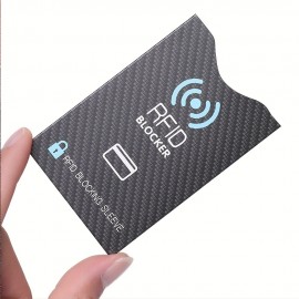 1/3/5個セット RFIDブロッキングメタルカードホルダー - スリム防犯アルミニウムウォレットスリーブ、多色オプション、クレジットカード用耐久性旅行保護（5.79x8.79cm）、シックなメタリック風合い｜銅版紙