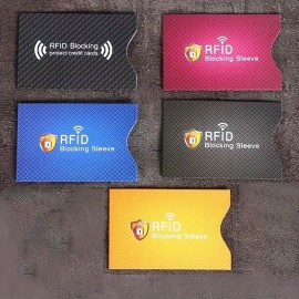 1/3/5個セット RFIDブロッキングメタルカードホルダー - スリム防犯アルミニウムウォレットスリーブ、多色オプション、クレジットカード用耐久性旅行保護（5.79x8.79cm）、シックなメタリック風合い｜銅版紙