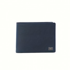 ポーターカレントウォレット - プレミアム本革製ビフォールド、コインポケット付き、メンズ用スリークビジネススタイル