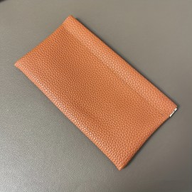 カジュアルスタイルのフェイクレザースリムウォレット、パスポートとIDホルダー、イヤホンコードストレージポーチ、メイクアップバッグ
